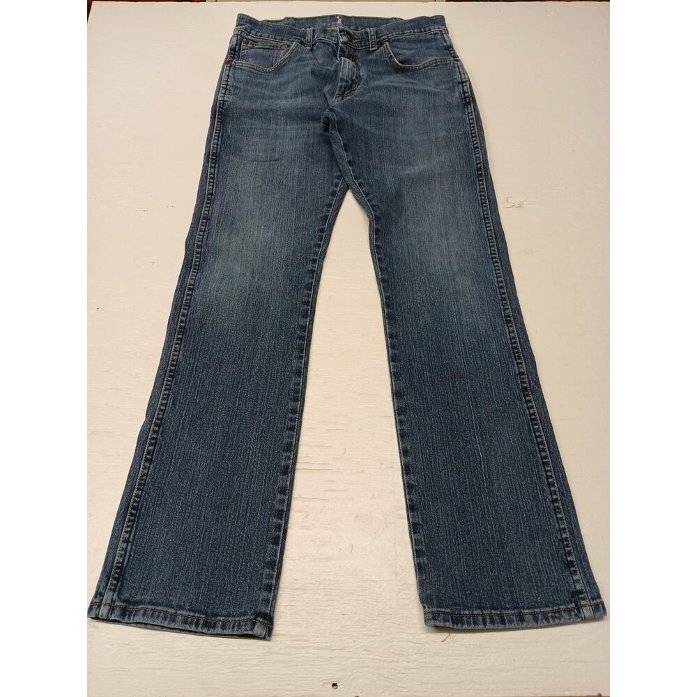 Wrangler (31x32) Straight Leg Boot Cut Blue Jeans